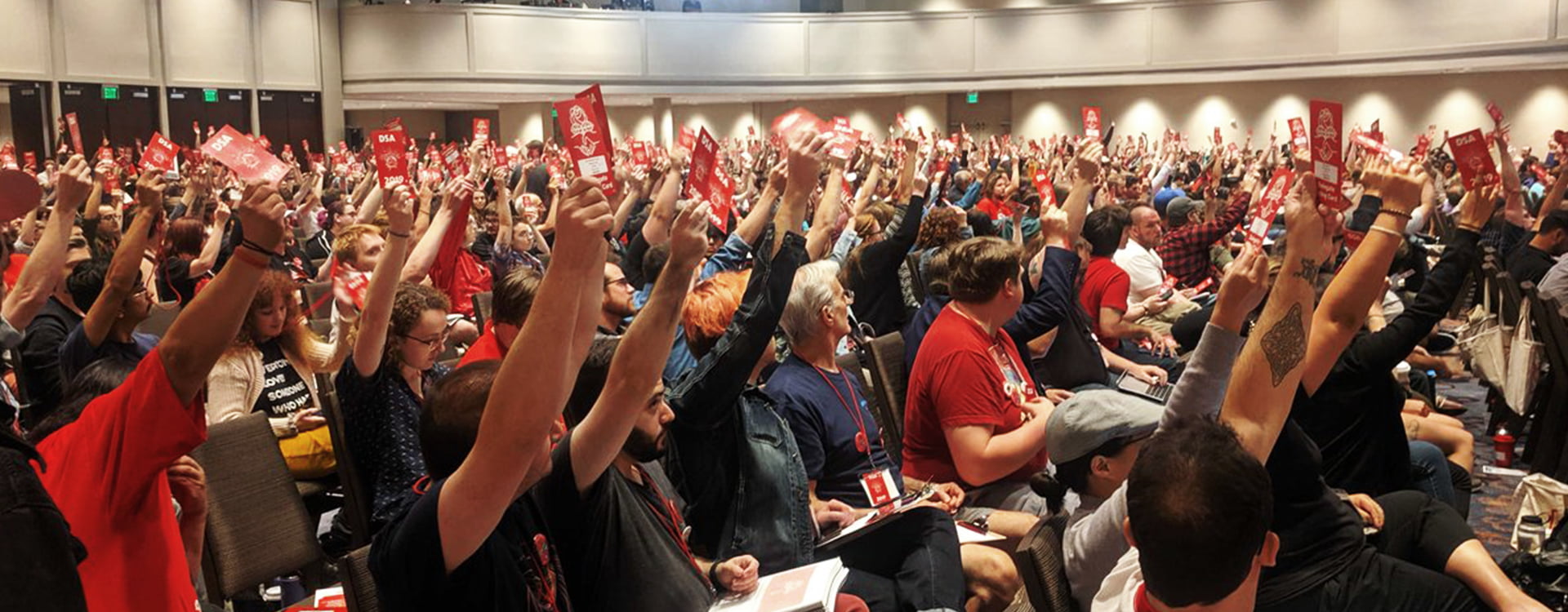 Maine DSA Convention delegates: empowering the working class