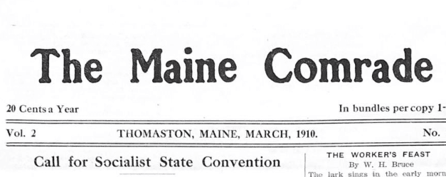 A Maine Socialist – Norman Wallace Lermond, pt. 3