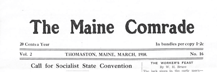 A Maine Socialist – Norman Wallace Lermond, pt. 3