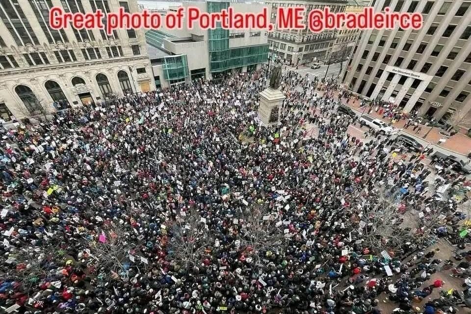 Thousands say Hands Off Maine!